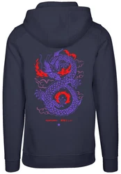 F4NT4STIC Kapuzenpullover Dragon fire Rot/Lila/Dunkelblau