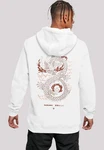 F4NT4STIC Kapuzenpullover Dragon fire Weiß/Rot/Creme