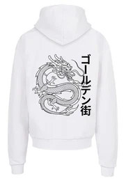 Kapuzenpullover Drache Golden Gai Print