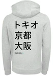F4NT4STIC Kapuzenpullover Print Hellgrün/Grau/Hellblau/Hellgrau