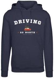 F4NT4STIC Kapuzenpullover Driving Home Christmas Dunkelblau/Blau