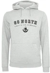 F4NT4STIC Kapuzenpullover Go North Print Grau/Hellgrau