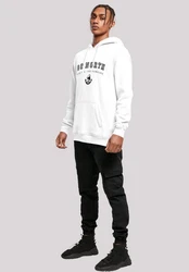 F4NT4STIC Kapuzenpullover Go North Print Weiß/Creme