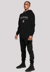 F4NT4STIC Kapuzenpullover Go North Print Schwarz/Weiß