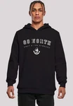F4NT4STIC Kapuzenpullover Go North Print Schwarz/Weiß