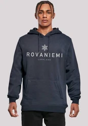 F4NT4STIC Kapuzenpullover Schneeflocke Blau/Dunkelblau/Silber