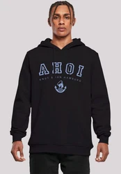 F4NT4STIC Kapuzenpullover Ahoi Knut & Jan Hamburg Schwarz/Blau/Dunkelblau/Pastell