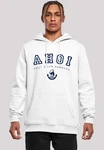 F4NT4STIC Kapuzenpullover Ahoi Knut & Jan Hamburg Weiß/Dunkelblau/Hellgrau/Blau/Rot