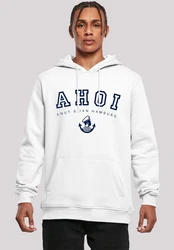 F4NT4STIC Kapuzenpullover Ahoi Knut & Jan Hamburg Weiß/Dunkelblau/Hellgrau/Blau/Rot