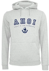 F4NT4STIC Kapuzenpullover Ahoi Knut & Jan Hamburg Hellgrau