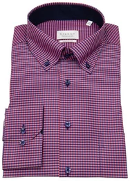 Karohemd Comfort Fit bgelfrei Button-Down-Kragen