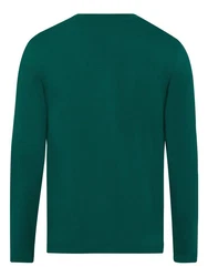 Hanro Longsleeve Living Shirts Dunkelgrün/Grün/Türkis