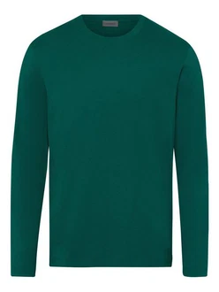 Hanro Longsleeve Living Shirts Dunkelgrün/Grün/Türkis Hanro Longsleeve Living Shirts Dunkelgrün/Grün/Türkis