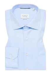 Eterna Langarmhemd COMFORT FIT NON IRON Hellblau
