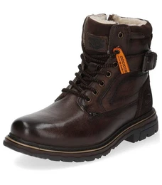 Stiefelette Leder Schnrstiefelette