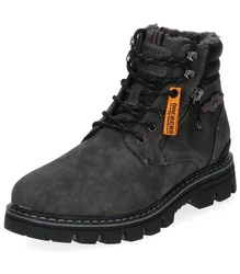 Dockers by Gerli Herren Schnürboots Schnürstiefel Dunkelgrau/Schwarz/Grau/Dunkelgrün