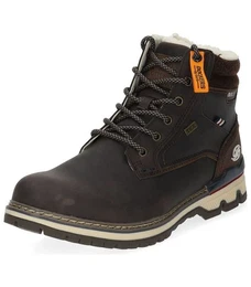 Stiefelette Lederimitat Schnrstiefelette