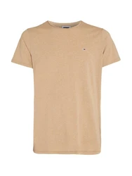 Tommy Jeans T-Shirt TJM SLIM JASPE C NECK Classics Slim Fit Khaki/Braun/Beige