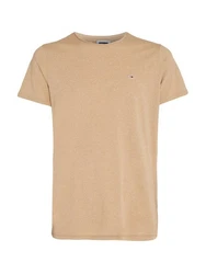 Tommy Jeans T-Shirt TJM SLIM JASPE C NECK Classics Slim Fit Khaki/Braun/Beige