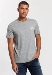H.I.S T-Shirt (Packung) schmal geschnitten Grau/Hellgrau/Dunkelblau/Dunkelgrau