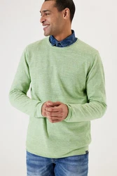Garcia Strickpullover Hellgrün/Grün/Türkis