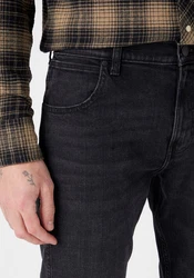 Wrangler Straight-Jeans Greensboro Thunder Dunkelblau/Schwarz/Dunkelgrau