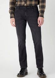 Wrangler Straight-Jeans Greensboro Thunder Dunkelblau/Schwarz/Dunkelgrau