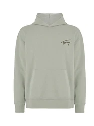 Tommy Jeans Kapuzensweatshirt TJM RLX SIGNATURE HOODIE EXT Grün/Hellgrün/Dunkelgrün/Khaki/Grau