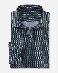 OLYMP Businesshemd Luxor modern fit Blau/Dunkelblau/Grau/Türkis/Hellblau