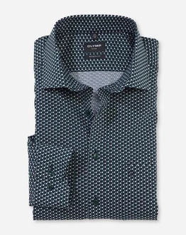 OLYMP Businesshemd Luxor modern fit Blau/Dunkelblau/Grau/Türkis/Hellblau