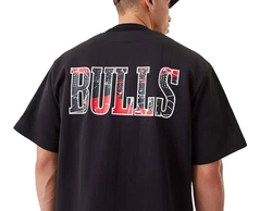 New Era Kurzarmhemd Hemd Infill Team Logo Chibul Schwarz/Dunkelblau/Rot