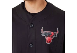 New Era Kurzarmhemd Hemd Infill Team Logo Chibul Schwarz/Dunkelblau/Rot