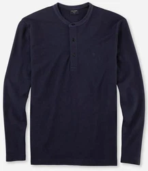 OLYMP Longsleeve Casual Dunkelblau