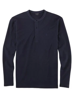 OLYMP Longsleeve Casual Dunkelblau