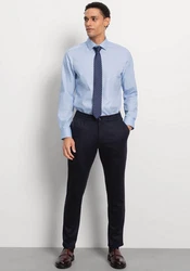 OLYMP Businesshemd Level Five body fit Hellblau/Blau/Grau
