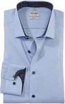 OLYMP Businesshemd Level Five body fit Hellblau/Blau/Grau