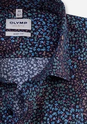 OLYMP Langarmhemd Level Five body fit Mischfarben/Lila/Hellblau/Blau/Dunkelblau