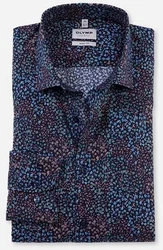 OLYMP Langarmhemd Level Five body fit Mischfarben/Lila/Hellblau/Blau/Dunkelblau