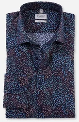 OLYMP Langarmhemd Level Five body fit Mischfarben/Lila/Hellblau/Blau/Dunkelblau