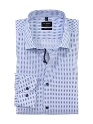 OLYMP Businesshemd No. Six Super Slim Langarmhemd Hellblau/Dunkelblau/Blau/Pastell