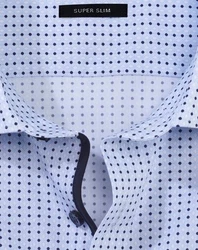 OLYMP Businesshemd No. Six Super Slim Langarmhemd Hellblau/Dunkelblau/Blau/Pastell