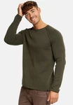 Indicode Strickpullover INCamilo Dunkelgrün/Khaki