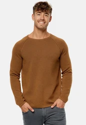 Indicode Strickpullover INCamilo Braun