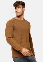 Indicode Strickpullover INCamilo Braun