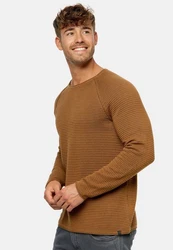 Indicode Strickpullover INCamilo Braun