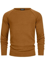 Indicode Strickpullover INCamilo Braun