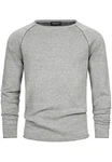 Indicode Strickpullover INCamilo Grau/Hellgrau