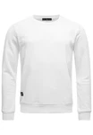 Red Bridge Herren Crewneck Sweatshirt Pullover Premium Basic Weiß