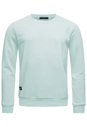 Red Bridge Herren Crewneck Sweatshirt Pullover Premium Basic Mint