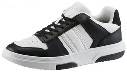 TJM LEATHER CUPSOLE 2.0 Sneaker im Kontrast-Look, Freizeitschuh, Halbschuh, Schnrschuh